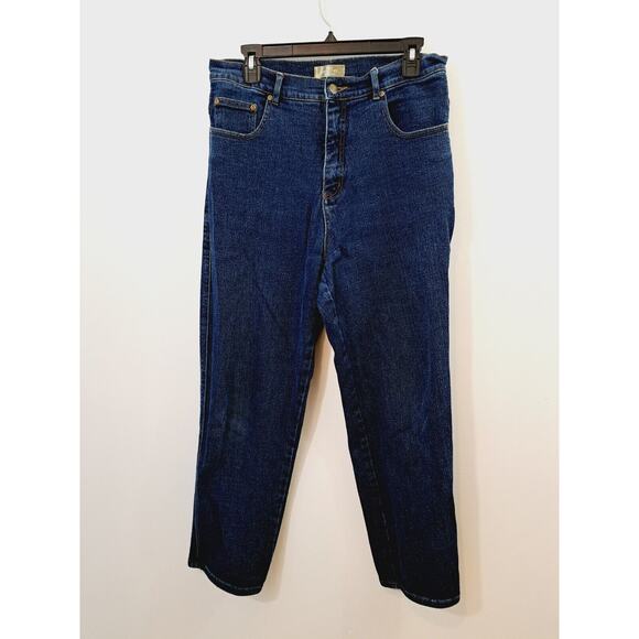 Territory Ahead Vintage Women's Medium Wash Heavy Stretch Jeans Size 14 28.5" - Picture 1 of 4